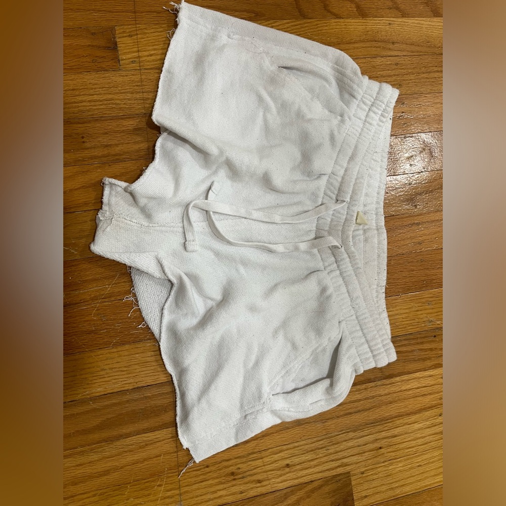 Pacsun white sweatshorts